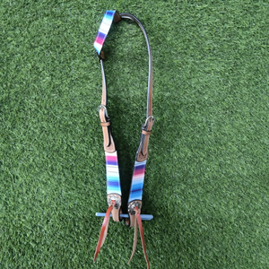 Ensemble de collier de poitrine Western Horse Headstall Premium Cow Hide cuir léger tendance design personnalisé pointe de cheval saisonnière - Product Image 2