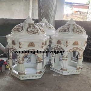 Elegante Mandap dorado personalizado con detalles tallados para ceremonias de boda Hecho por un fabricante de confianza para suministro global - Product Image 6