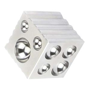 Bloc de repoussage fantaisie en acier inoxydable de 2 pouces, finition miroir, outil professionnel de haute qualité pour la fabrication de bijoux à prix abordable - Product Image 5