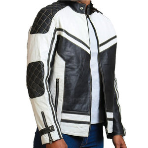 Chaqueta de Motociclista para Hombre, Nueva, de Alta Calidad, Hecha de Cuero, MOQ Bajo - Product Image 3