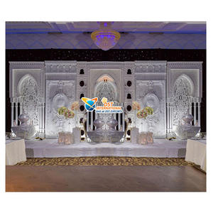 Décor de rêve de mariage asiatique 6 pouces, décoration en Fiber, Design exquis, scène de réception de mariage, Grand thème Vintage - Product Image 1