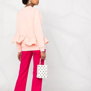 Alta calidad de gran tamaño de encargo del dolor de las señoras de algodón de manga larga Zip-up Mujeres casual impreso de Pakistán - Product Image 4