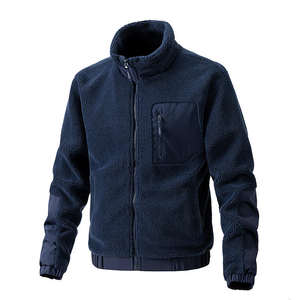 Cómoda chaqueta de lana con cremallera completa para hombre, puños elásticos ligeros con capucha, gran XS otoño, aventuras, senderismo, escalada, Invierno - Product Image 4