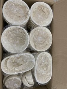 Handmade Bamboo <b>Bread</b> Proofing <b>Basket</b> With Liner Natural Woven Round Bowl For Home Baking Use - Product Image 4
