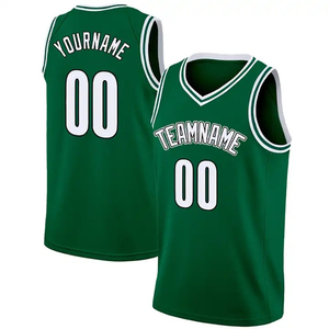 Jerseys poliéster personalizado Reversible jóvenes y adultos en blanco azul barato baloncesto Jersey - Product Image 1
