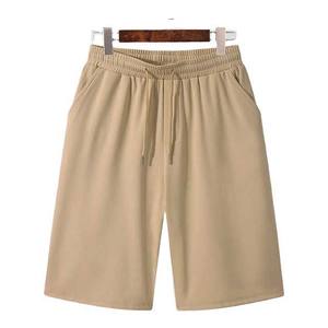 Precio al por mayor Pantalones cortos Camiseta Conjuntos de hombre para deportes Verano Streetwear Algodón Transpirable Color sólido 2 piezas Tallas grandes Conjuntos de hombre - Product Image 6