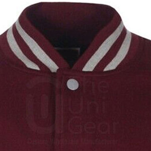 Chaqueta de algodón Letterman 100% para hombre, chaqueta de béisbol universitaria de invierno transpirable, estilo callejero, colores personalizados frontales - Product Image 5