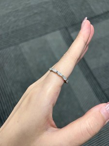 ทอง14K 1.75CT มาร์คีสตัดประดับเพชรสำหรับงานแต่งงานวงแหวนแบบเต็มรูปแบบในสีขาวทองของขวัญสำหรับโอกาส - Product Image 3