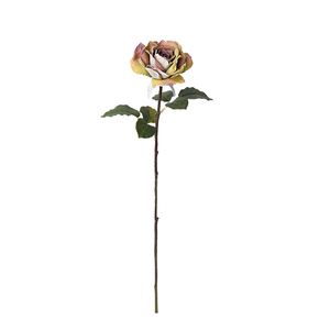 Simüle nemlendirici gül yapıştırılmış tek şube dokunmatik nemlendirici düğün gül kapalı dekorasyon yapay çiçek paket - Product Image 6