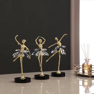 Figurine de danseuse gracieuse pièce maîtresse de table Sculpture décorative moderne pour la maison intérieur bureau cadeau affichage décor - Product Image 6