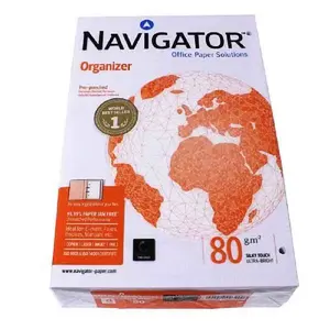 Navigator kertas fotokopi A4 80gsm Papel ukuran A4 kertas penyalin A4 kertas fotokopi 80 GSM 500 lembar
