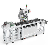 Fabricante SKILT, etiquetadora de bolsas adhesivas, máquina de etiquetado de bolsas Mylar, alimentador de paginación para bolsas de plástico y papel