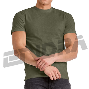 Nouvelle arrivée t-shirt vierge personnalisé pour hommes conception simple tissu doux couleurs unies usure quotidienne top pick ajustement parfait élégant et prêt - Product Image 1