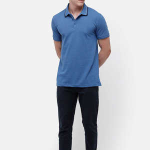 Polos personnalisables pour hommes, vêtements d'été, manches courtes, tenue de bureau, style décontracté avec motif uni, dernier design - Product Image 4