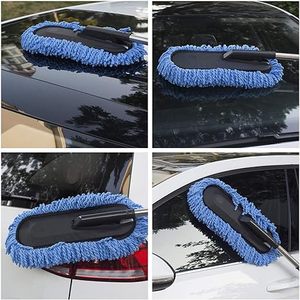 Producción de fábrica Zhenda, mango extensible de microfibra, plumero de limpieza de polvo para coche multiusos Interior - Product Image 5
