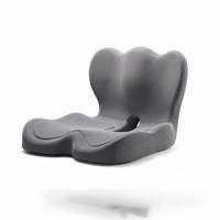 Coussin ergonomique pour chaise de bureau, support lombaire pour voiture, coussin orthopédique en mousse à mémoire de forme, coussin de siège monobloc