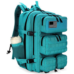 Mochila táctica personalizada OEM con logotipo de impresión bordado al aire libre senderismo Camping bolsa de viaje duradero de gran capacidad proveedor - Product Image 1