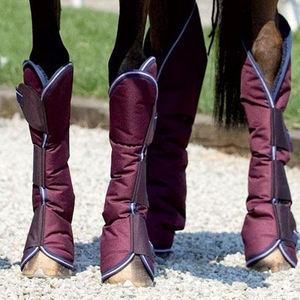 Bottes de transport pour chevaux avec couverture complète des jambes et rembourrage confortable Bottes de voyage pour chevaux de haute qualité pour le confort - Product Image 5
