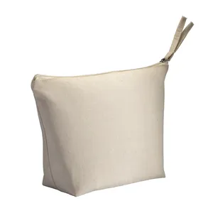 Beauty Case in Cotone Riciclato Sostenibile, Borsa da Toilette Eco-Friendly con Accessori Sostenibili - Product Image 1
