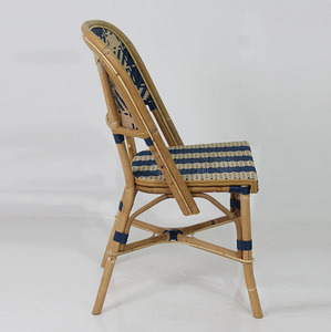 Silla de bistró francés de ratán de París - Product Image 3