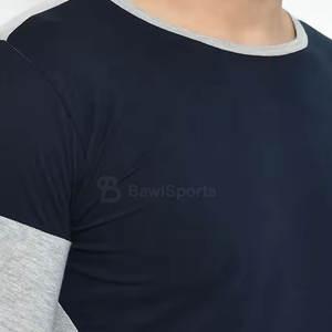 Camiseta de gimnasia de manga larga para hombre, Camiseta de algodón 100% Hip Hop, tela de punto de secado rápido, transpirable, ecológica, personalizable para Fitness - Product Image 6