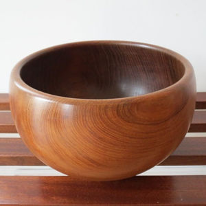 Vente en gros bol en bois naturel professionnel pour la maison et la Table à manger bol de service rond en bois de taille personnalisée pour le restaurant - Product Image 3