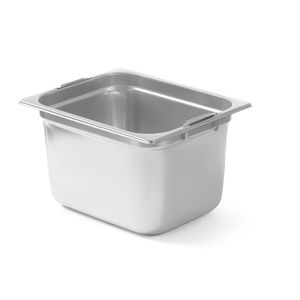 Contenedor de Almacenamiento de Alimentos HENDI GN 1/2 de 6.25L con Asas Retráctiles 325x265x(H)100mm - Product Image 1