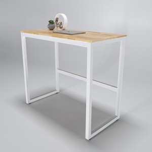Escritorio Minimalista StaDesk de 120x60cm, Requiere Ensamblaje, Patas de Acero, Mueble de Oficina para Dormitorio-STD68015, Mesa para Computadora - Product Image 3