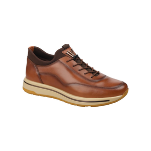 Vente flash M084-1 Chaussures décontractées pour hommes en cuir véritable avec semelle en caoutchouc à mémoire de forme pour la vente en gros - Product Image 4