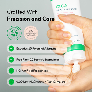 Neul20s Spicule Centella Cica Espuma Limpiadora 100mL Exfoliante Lavado DE CARA Ácido hialurónico diario Tratamiento herbal para el acné Sin aceite - Product Image 2