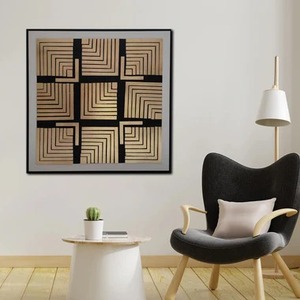 Arte Mural Elegante, Escultura Decorativa Moderna Hecha a Mano para Sala de Estar, Dormitorio y Oficina - Product Image 4