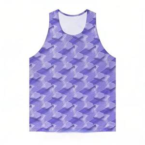 Chaleco de entrenamiento para hombre de secado rápido con logotipo personalizado, precio económico directo de fábrica, para deportes al aire libre y maratón. - Product Image 4