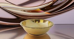 Brass Bhog Bowl for Pooja and Meditation Elegant Design Indian Puja Prasad Bowls Altar Yoga Diwali Accessories BPA Free - Product Image 2