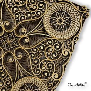 Mandala Wall Art Deco para sala de estar Artesanía Diseño de madera Fácil de colgar para ocasiones de aniversario - Product Image 2