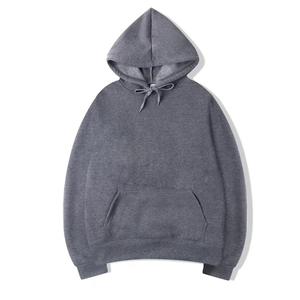 Sweat-shirt à capuche polaire pour homme grande taille, 100% Coton, Coupe classique, Brodé, Poche vintage, Hiver, Coupe oversize - Product Image 3