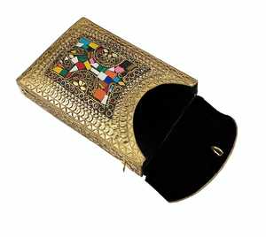 Bolso de mano de Metal con mosaico para mujer, bolsa de mano de mosaico, a la moda, para fiestas y eventos, venta al por mayor - Product Image 1