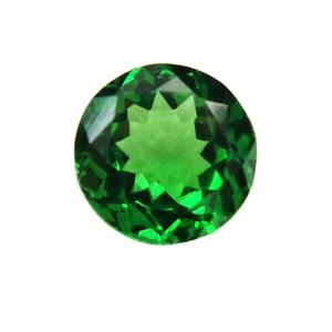 Fabricación de joyas de moda 100% Piedra preciosa tsavorita verde natural Forma brillante redonda Venta al por mayor Corte facetado Gemas y piedras sueltas - Product Image 1