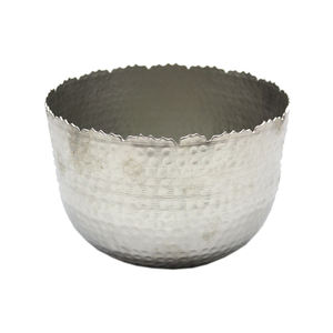 Tazón para servir comida de forma redonda de hierro y Metal de gran calidad, cocina con acabado dorado, servicio de mesa y decorativo hecho a mano a granel - Product Image 2