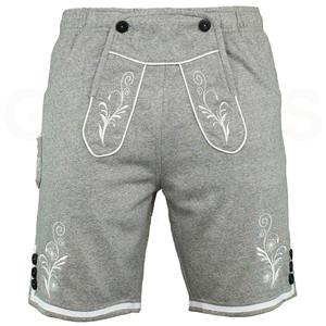 Hot Sale Latest Design Bavarian Lederhosen <b>Leather</b> <b>Shorts</b> Customized Latest Design <b>Men</b> Bavarian <b>Shorts</b> Lederhosen Customized - Product Image 5