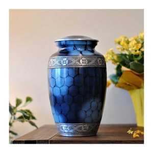 โกศทำมือสำหรับเผาขี้เถ้ากระดูกวัสดุอะลูมิเนียม - Product Image 1