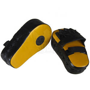 Guantes de MMA Personalizados de Cuero, Manoplas de Boxeo, Almohadillas de Golpeo con Cierre de Velcro en Venta - Product Image 5