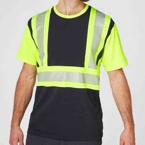 Precios al por mayor Safety Hi Vis Polos Hombres Hi Vis Construction Manga corta Reflectante Seguridad Polo Shirt Calidad superior - Product Image 3
