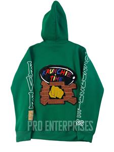 ชุดฮู้ดดี้ผู้ชาย PRO ENTERPRISES ผ้าฝ้ายฟลีซ 100% 420 กรัม สไตล์ลำลอง สีพื้น ล้างสีแบบแอซิด ปักลาย คอปก ระบายอากาศได้ดี เหมาะสำหรับฤดูหนาว - Product Image 4