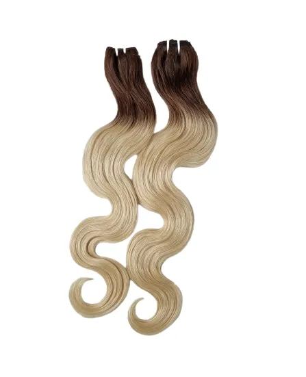 Vietnamese High Quality Ombre Wavy Weave hair extensions Super Double drawn hair 22 inch International Standard Wholesale