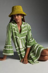 ชุดเดรสผ้าทอตัววีดีไซน์สวยสำหรับผู้หญิงใส่ออกใหม่ชุดเดรสเนื้อผ้าทอตัววีสำหรับกิจกรรมกลางแจ้งและชุดลำลองสำหรับใส่นอกบ้านในฤดูร้อน - Product Image 2