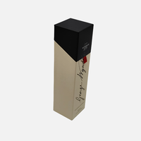 Boîte à vin de luxe personnalisée avec fermeture magnétique, emballage cadeau pour champagne, avec insert en mousse