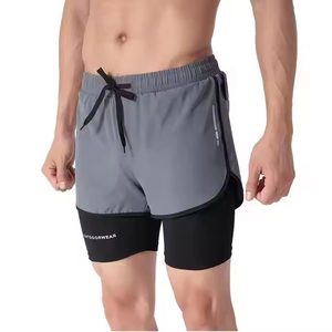 Logo personnalisé Short de course à séchage rapide Fabricant de short de fitness à coupe parfaite OEM Créez votre propre short de gym de style - Product Image 2