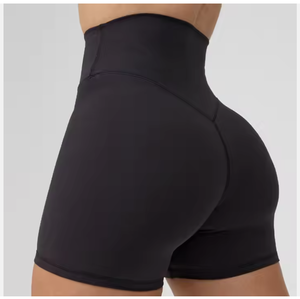Traje de Yoga ajustado personalizado OEM para mujer, alto soporte a prueba de golpes, cuello colgante, hermoso sujetador trasero, pantalones cortos deportivos transpirables para Fitness - Product Image 3