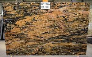 Losas y azulejos pulidos de granito dorado Fusion, piedra natural elegante para encimeras, lápidas y monumentos - Product Image 2