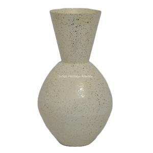 Modern Coastal Design Iron Tabletop <b>Vase</b> Size M IHA Brand Model IHAT253 Weddings Events Home Decor Wholesale Bulk Quantity - Product Image 1